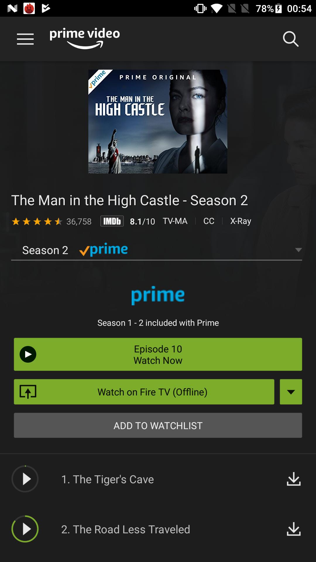 Download Amazon Prime Video For Offline Viewing Android